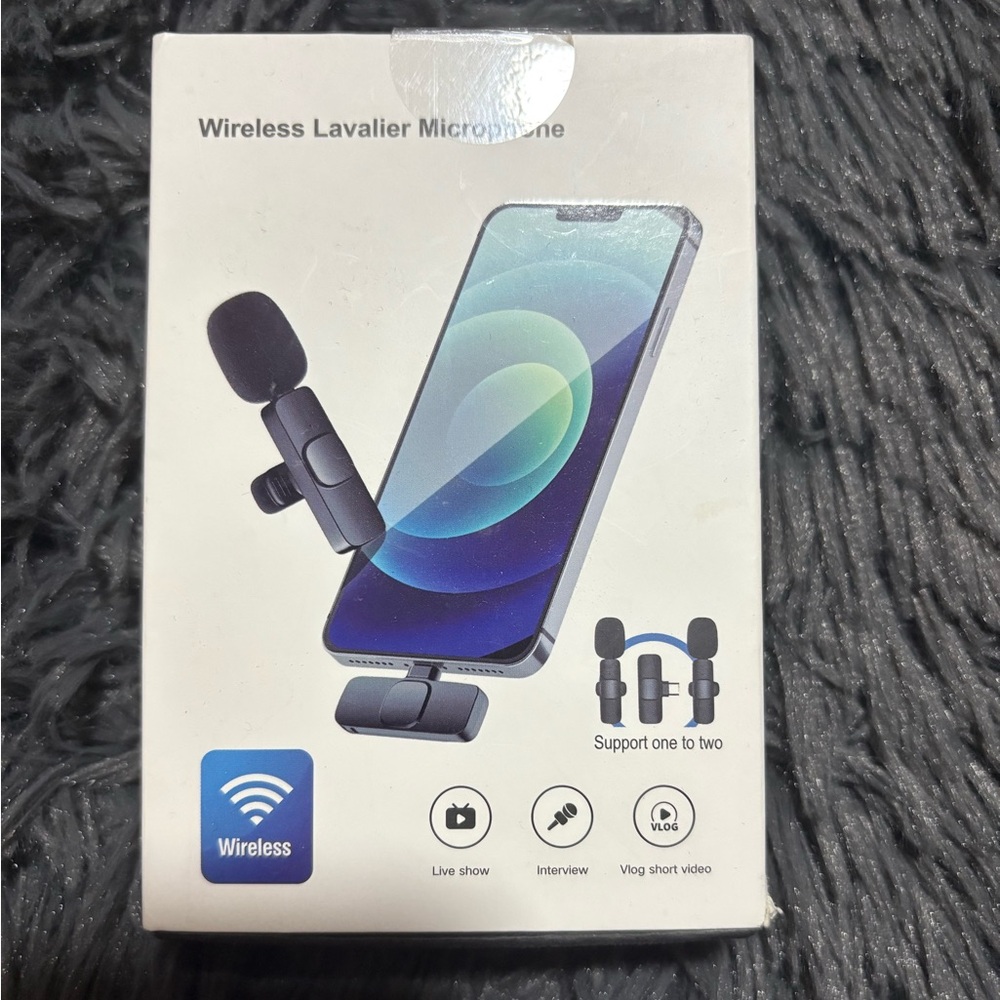 1 piece mini wireless Lavalier, long lasting tie microphone, portable clip on